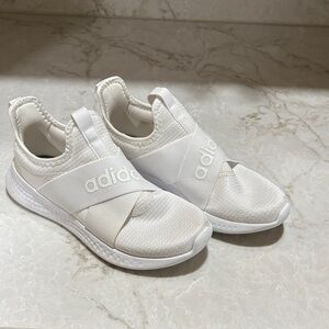 Adidas Kids Cream Slip-On Sneakers